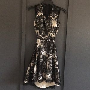 Sequin hearts formal dress